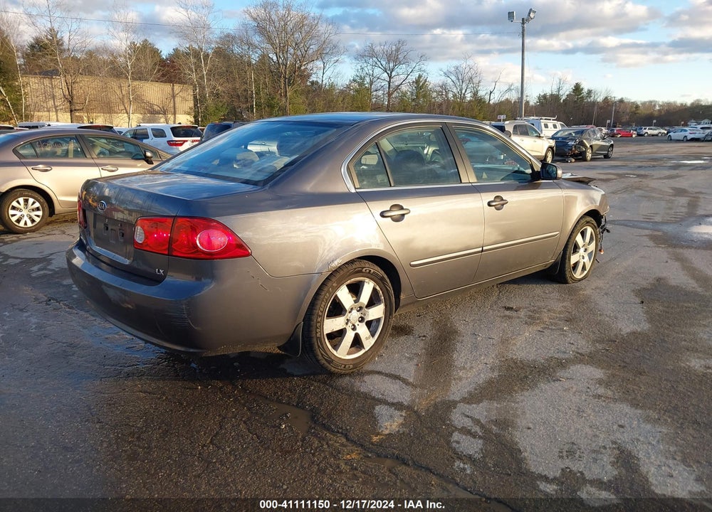 2007 KIA OPTIMA LX VIN: KNAGE123X75108326