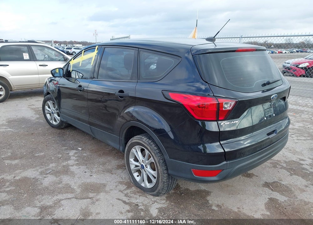 2019 FORD ESCAPE S VIN: 1FMCU0F76KUA34716