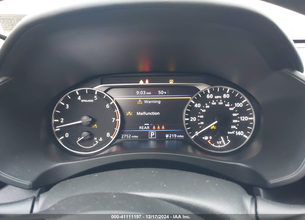 2024 NISSAN ALTIMA SR FWD VIN: 1N4BL4CV1RN389266