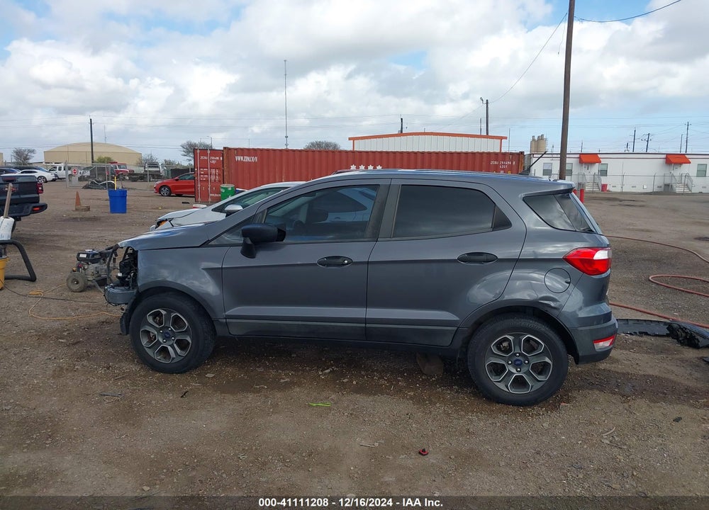 2018 FORD ECOSPORT S VIN: MAJ3P1RE0JC244587