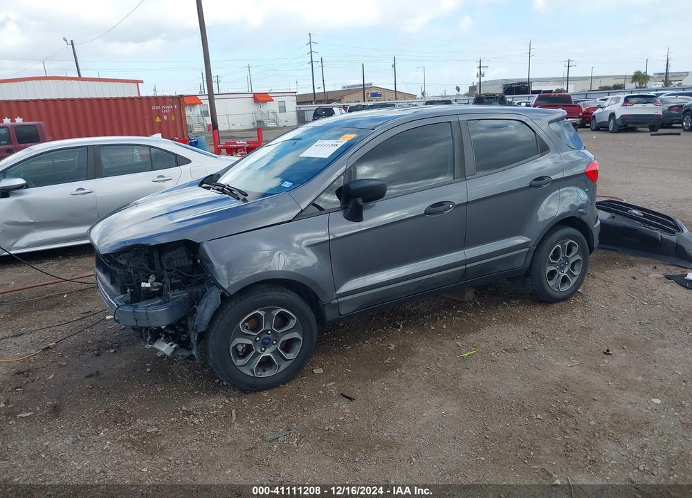 2018 FORD ECOSPORT S VIN: MAJ3P1RE0JC244587