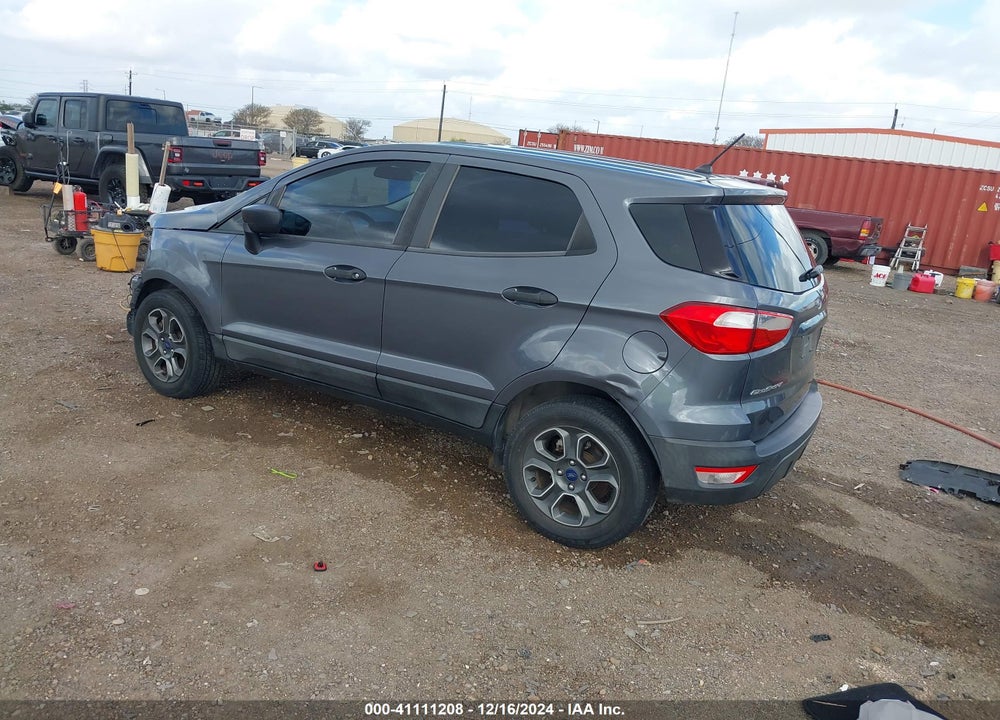 2018 FORD ECOSPORT S VIN: MAJ3P1RE0JC244587