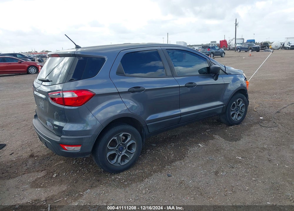 2018 FORD ECOSPORT S VIN: MAJ3P1RE0JC244587