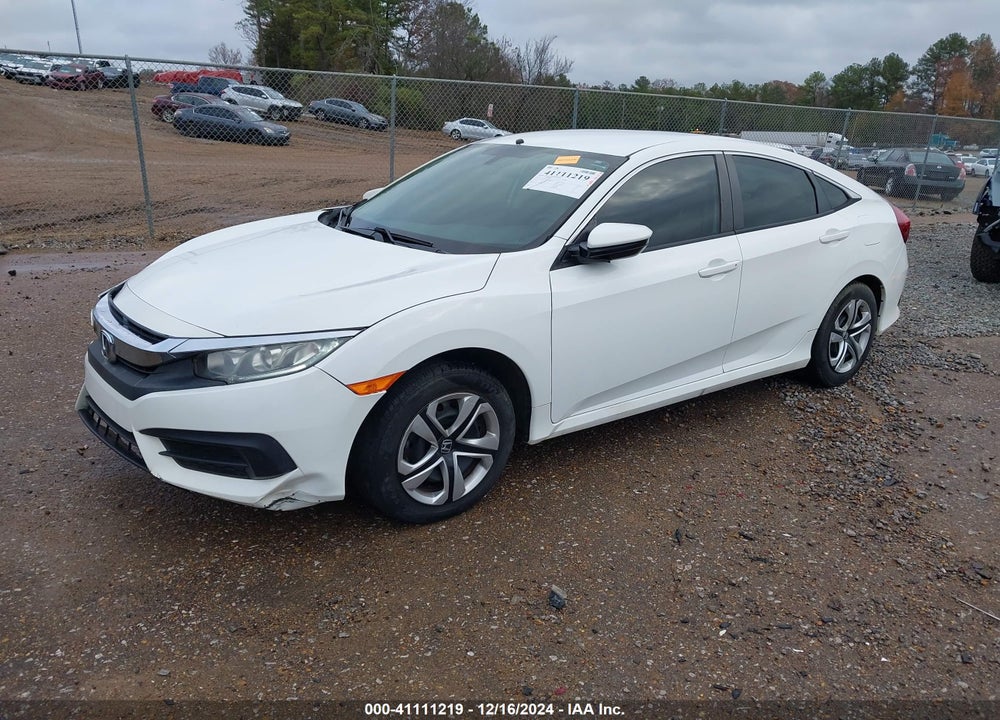 2016 HONDA CIVIC LX VIN: 19XFC2F54GE058002
