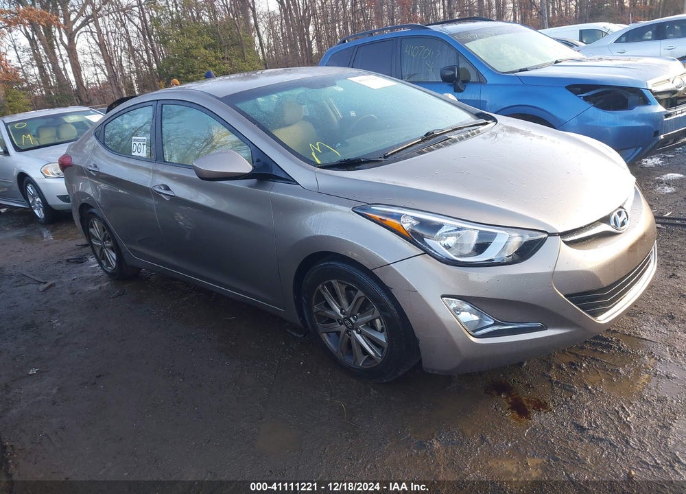 2015 HYUNDAI ELANTRA SE VIN: 5NPDH4AE7FH614258