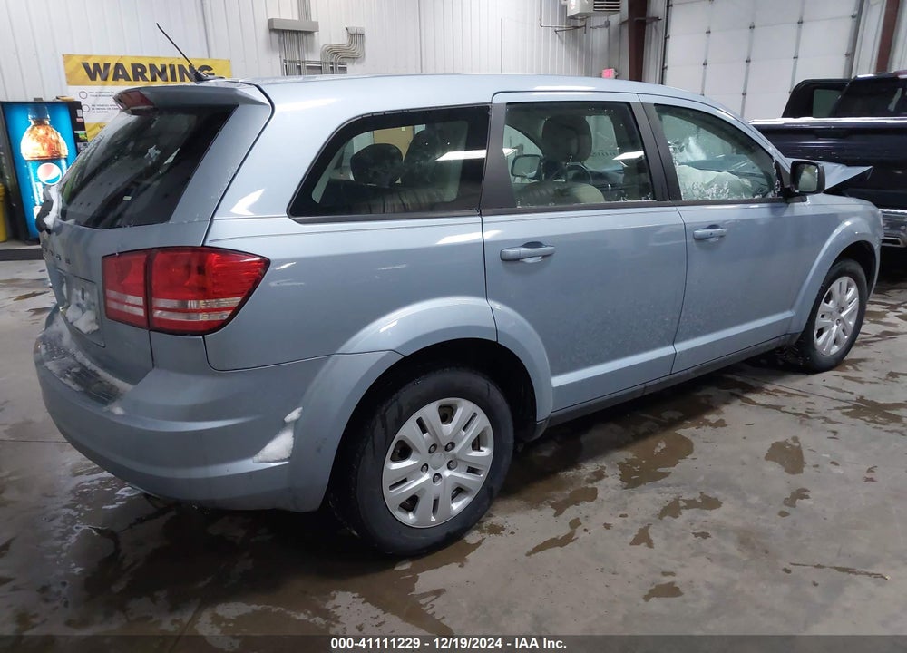 2013 DODGE JOURNEY AMERICAN VALUE PKG VIN: 3C4PDCAB3DT728277