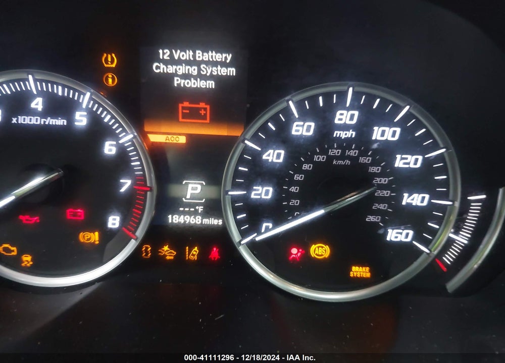 2015 ACURA TLX V6 ADVANCE VIN: 19UUB2F75FA008109