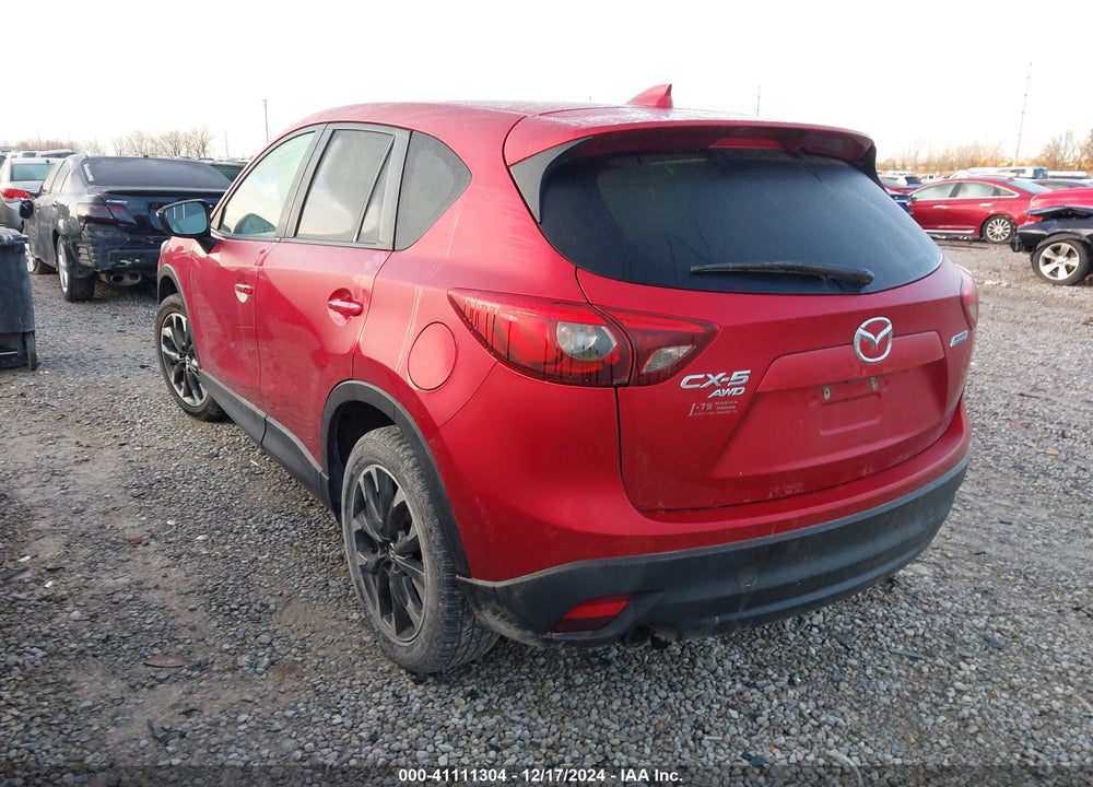 2016 MAZDA CX-5 GRAND TOURING VIN: JM3KE4DY6G0706926