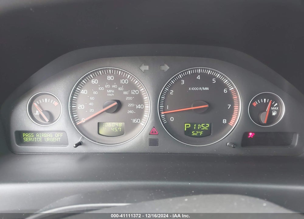 2008 VOLVO S60 2.5T VIN: YV1RH592682687268