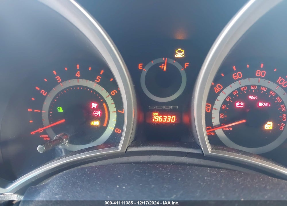2013 SCION TC VIN: JTKJF5C76D3047037