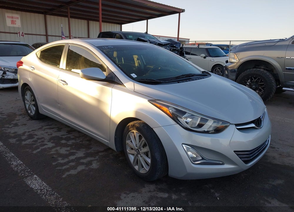 2014 HYUNDAI ELANTRA SE VIN: KMHDH4AE5EU068091
