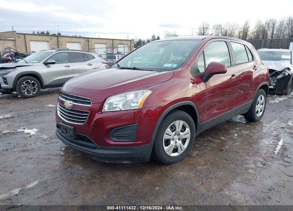 2016 CHEVROLET TRAX 1LS VIN: 3GNCJKSB3GL277282