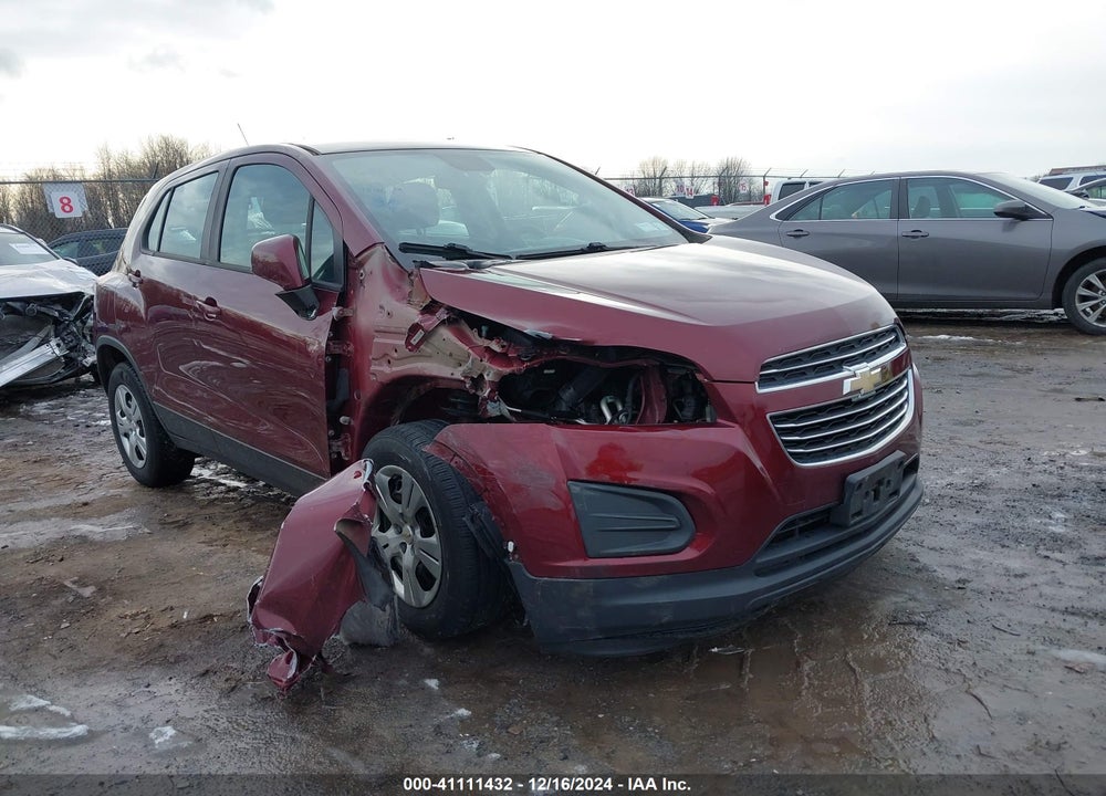 2016 CHEVROLET TRAX 1LS VIN: 3GNCJKSB3GL277282