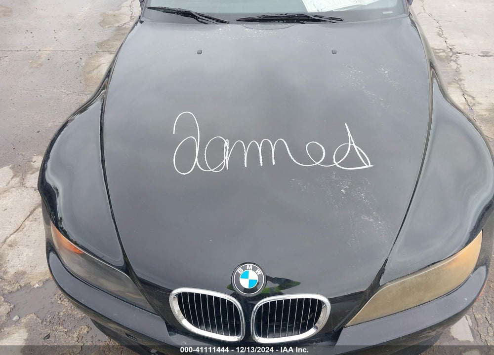1998 BMW Z3 2.8 VIN: 4USCJ3337WLG20284