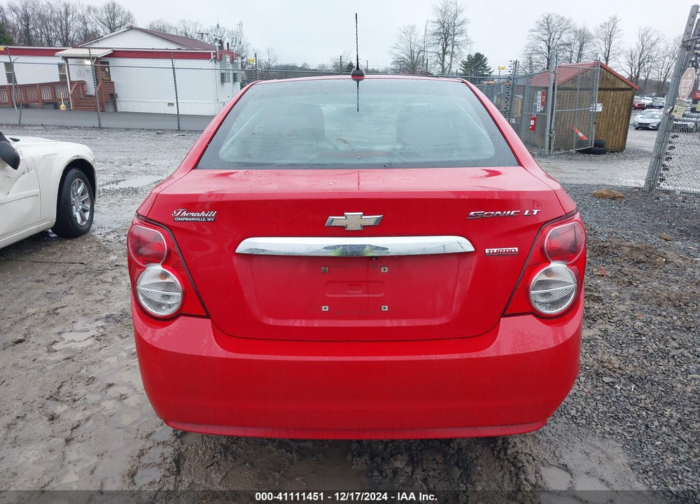 2016 CHEVROLET SONIC VIN: 1G1JC5SB0G4125907