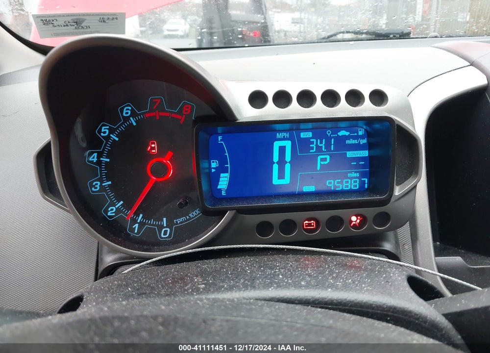 2016 CHEVROLET SONIC VIN: 1G1JC5SB0G4125907