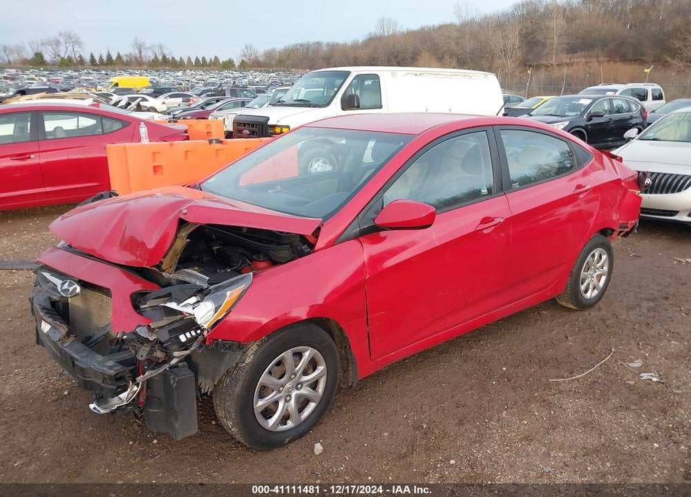 2014 HYUNDAI ACCENT GLS VIN: KMHCT4AE9EU587798