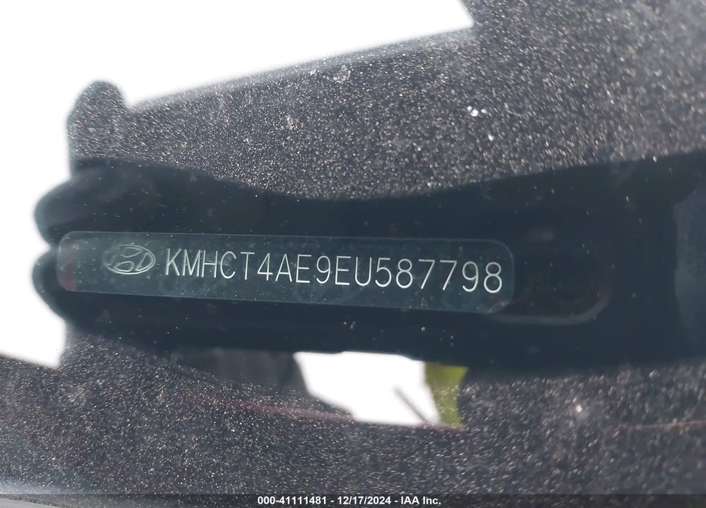 2014 HYUNDAI ACCENT GLS VIN: KMHCT4AE9EU587798