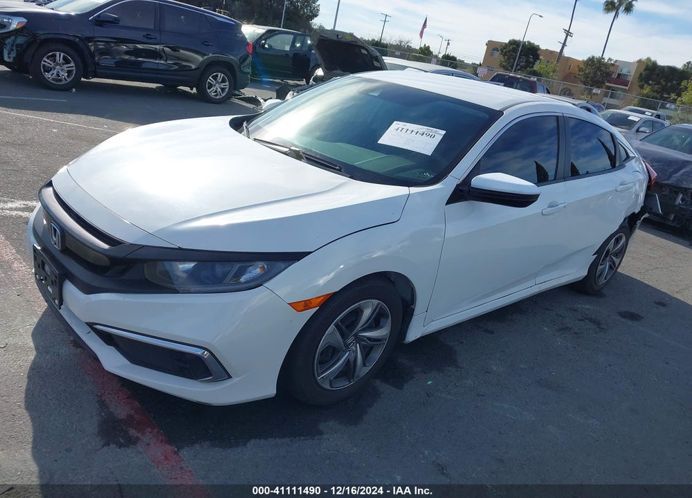 2019 HONDA CIVIC VIN: 2HGFC2F62KH584247