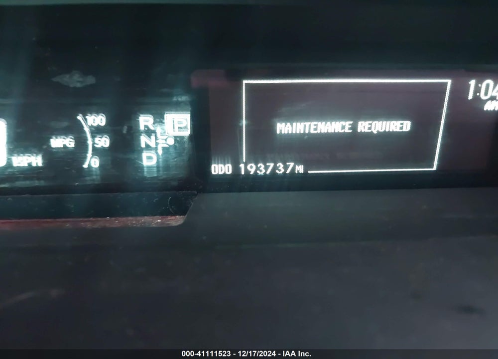 2012 TOYOTA PRIUS VIN: JTDKN3DU2C5492126