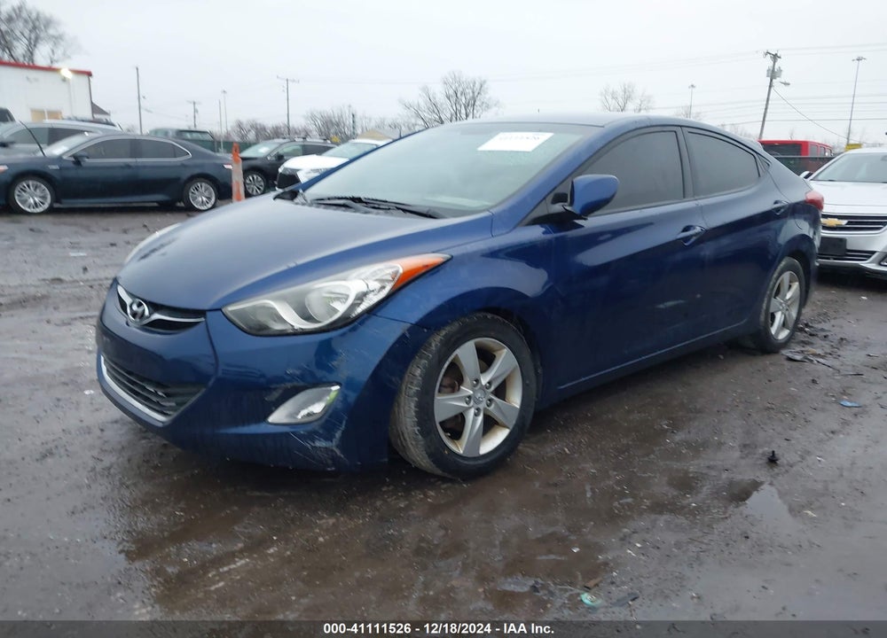 2013 HYUNDAI ELANTRA GLS VIN: KMHDH4AE2DU499681