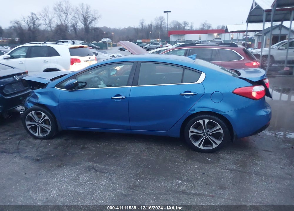 2014 KIA FORTE EX VIN: KNAFX4A89E5170155
