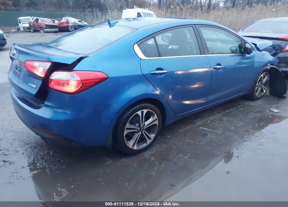2014 KIA FORTE EX VIN: KNAFX4A89E5170155