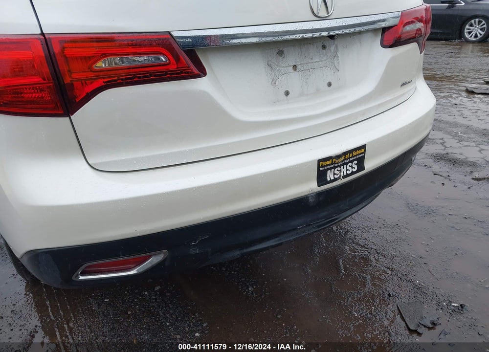 2014 ACURA MDX VIN: 5FRYD4H27EB011332