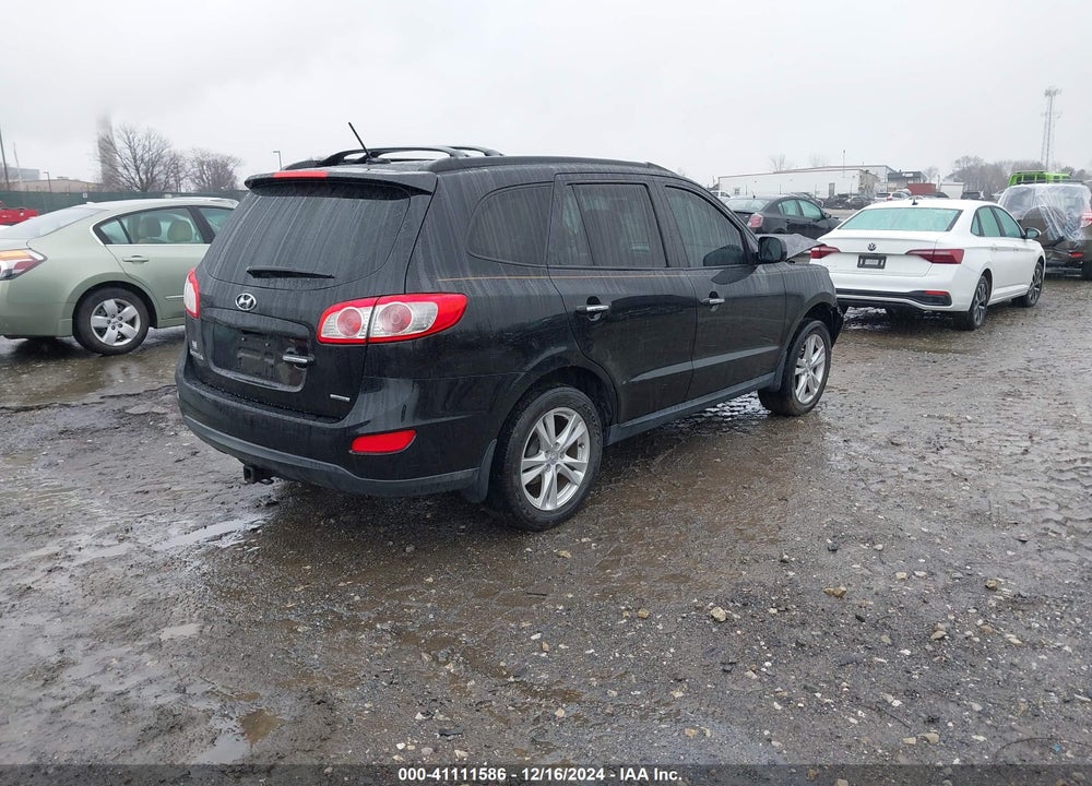 2012 HYUNDAI SANTA FE LIMITED VIN: 5XYZK4AG7CG137942