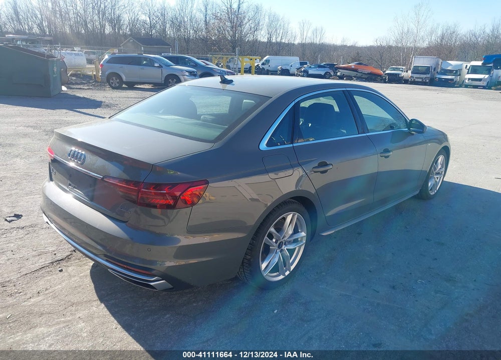 2023 AUDI A4 PREMIUM PLUS 45 TFSI S LINE QUATTRO S TRONIC VIN: WAUEAAF49PN011446