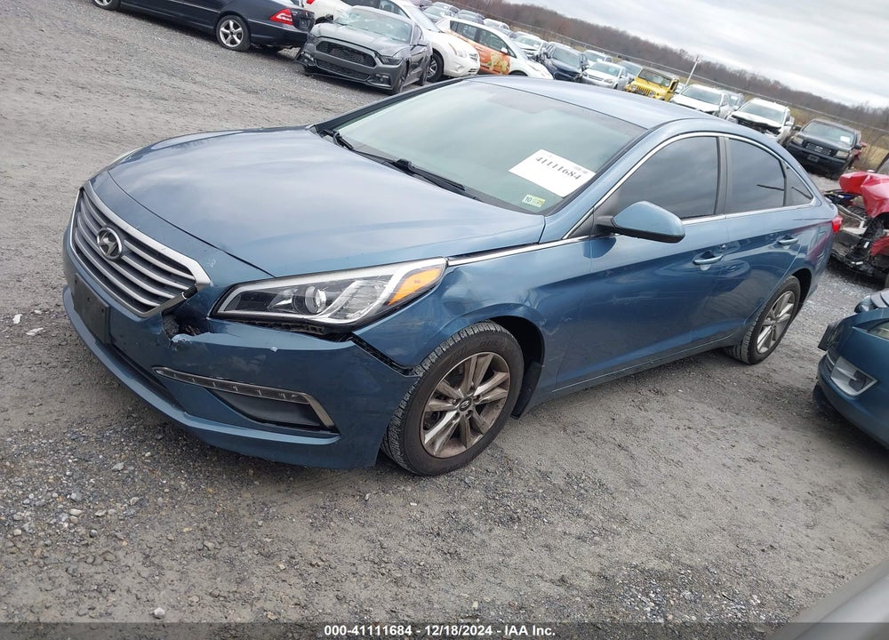 2015 HYUNDAI SONATA SE VIN: 5NPE24AFXFH154222