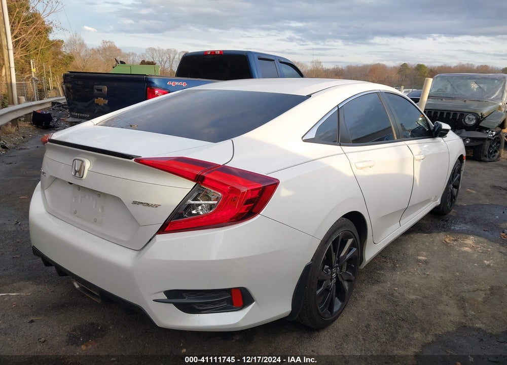 2019 HONDA CIVIC SPORT VIN: 2HGFC2F88KH505522