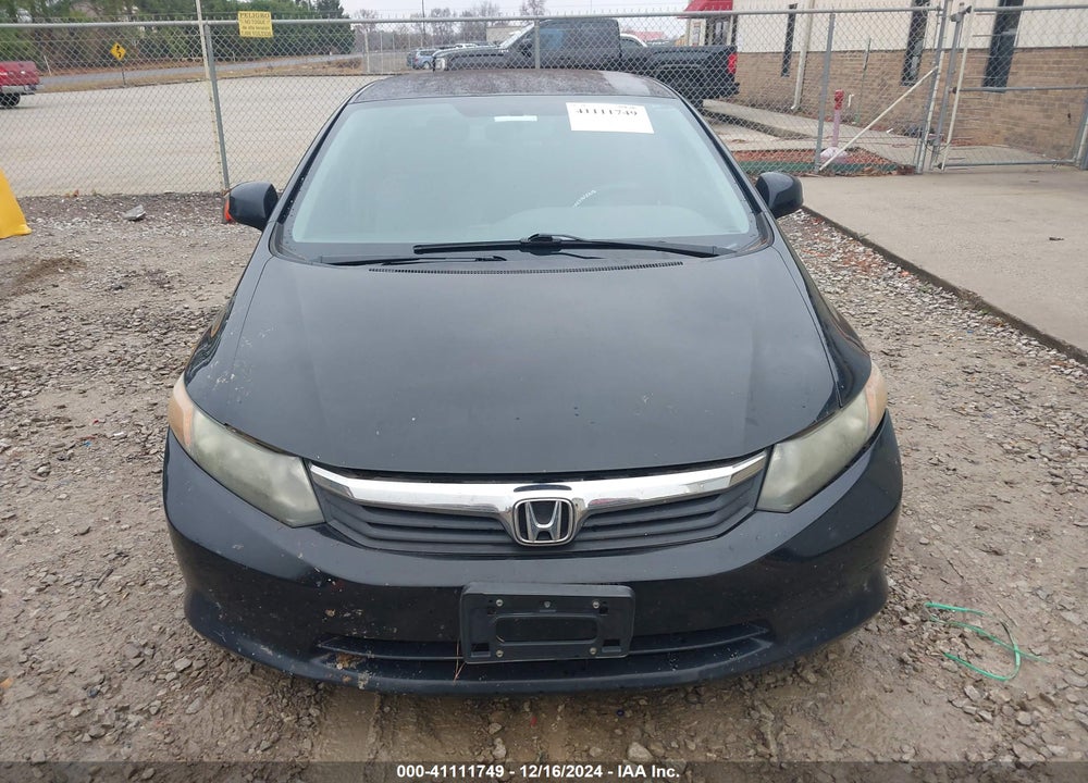 2012 HONDA CIVIC SDN LX VIN: 19XFB2F56CE357066