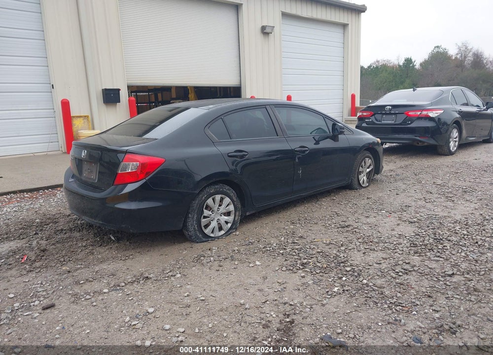 2012 HONDA CIVIC SDN LX VIN: 19XFB2F56CE357066