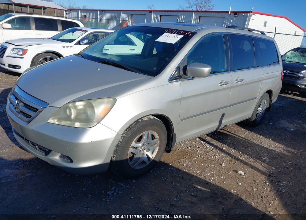 2005 HONDA ODYSSEY EX-L VIN: 5FNRL38725B103933