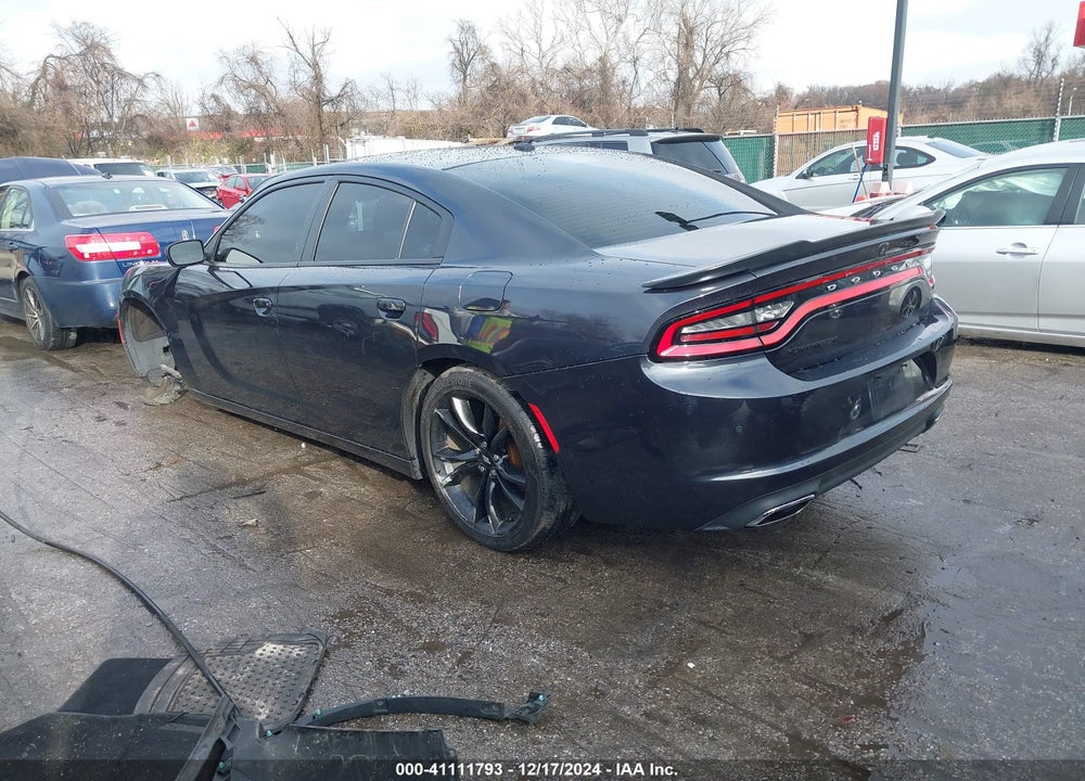 2018 DODGE CHARGER SXT RWD VIN: 2C3CDXBG3JH187322