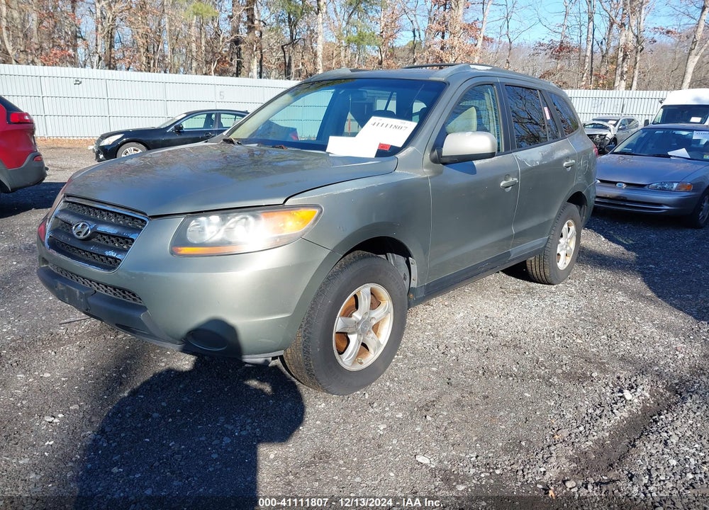 2007 HYUNDAI SANTA FE GLS VIN: 5NMSG13D37H089808