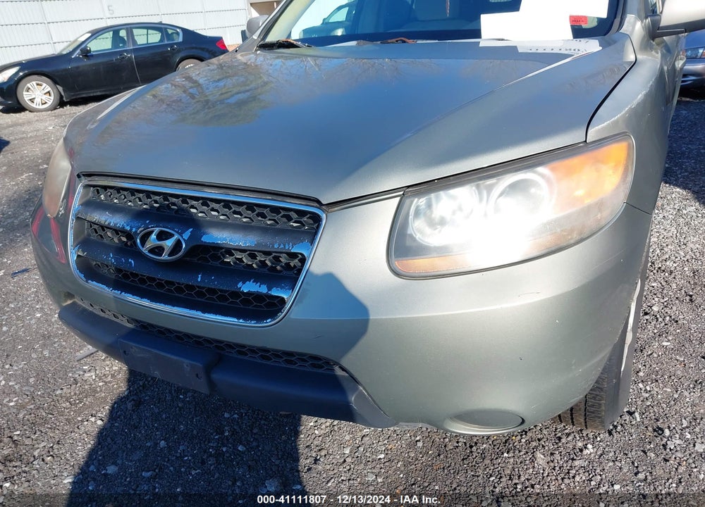 2007 HYUNDAI SANTA FE GLS VIN: 5NMSG13D37H089808