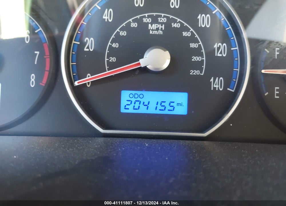 2007 HYUNDAI SANTA FE GLS VIN: 5NMSG13D37H089808