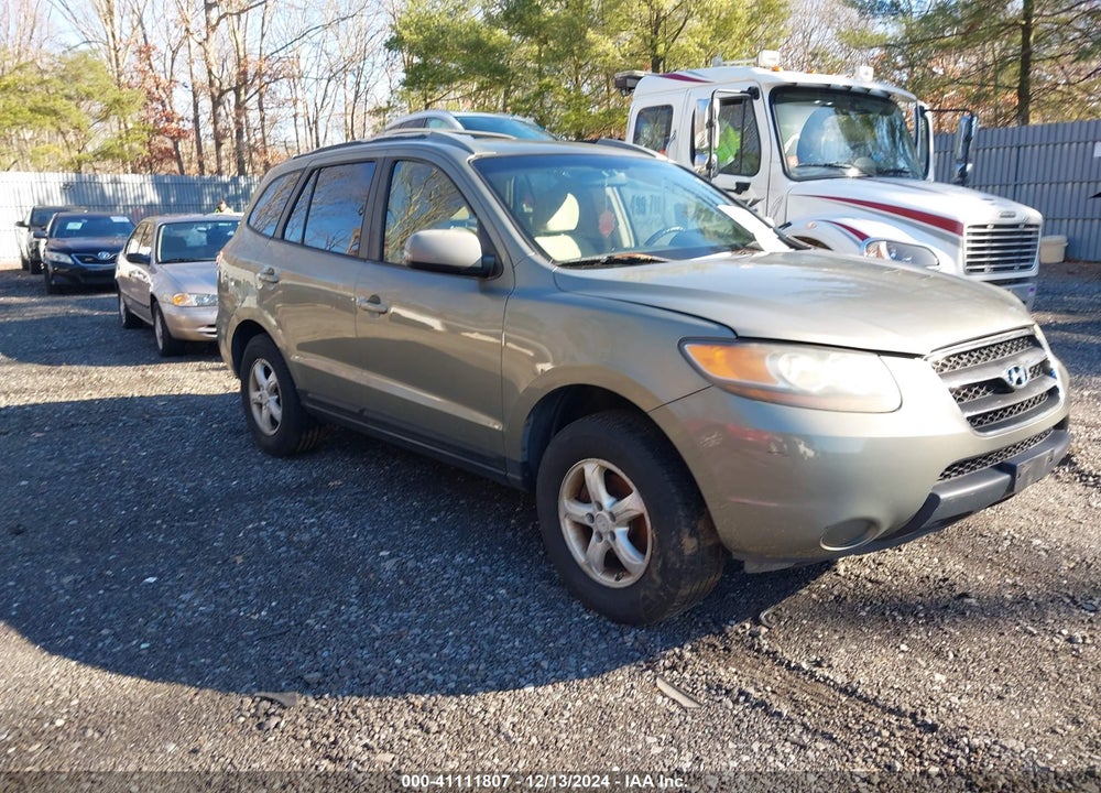 2007 HYUNDAI SANTA FE GLS VIN: 5NMSG13D37H089808