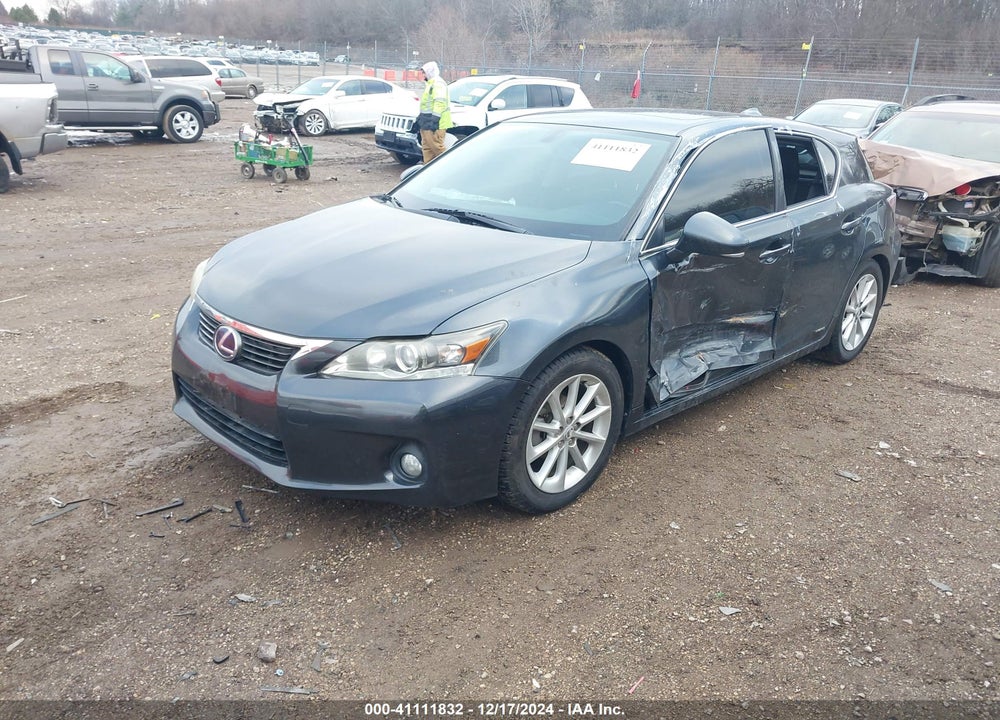 2011 LEXUS CT 200H VIN: JTHKD5BH3B2006197