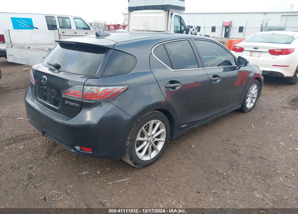 2011 LEXUS CT 200H VIN: JTHKD5BH3B2006197
