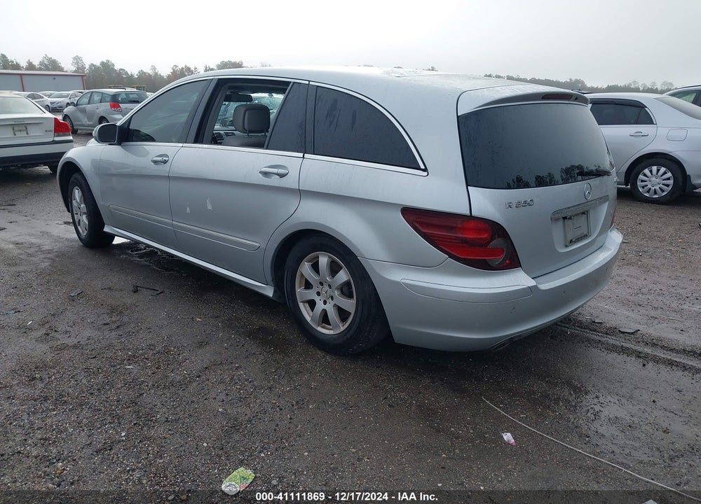 2007 MERCEDES-BENZ R VIN: 4JGCB65E37A050308