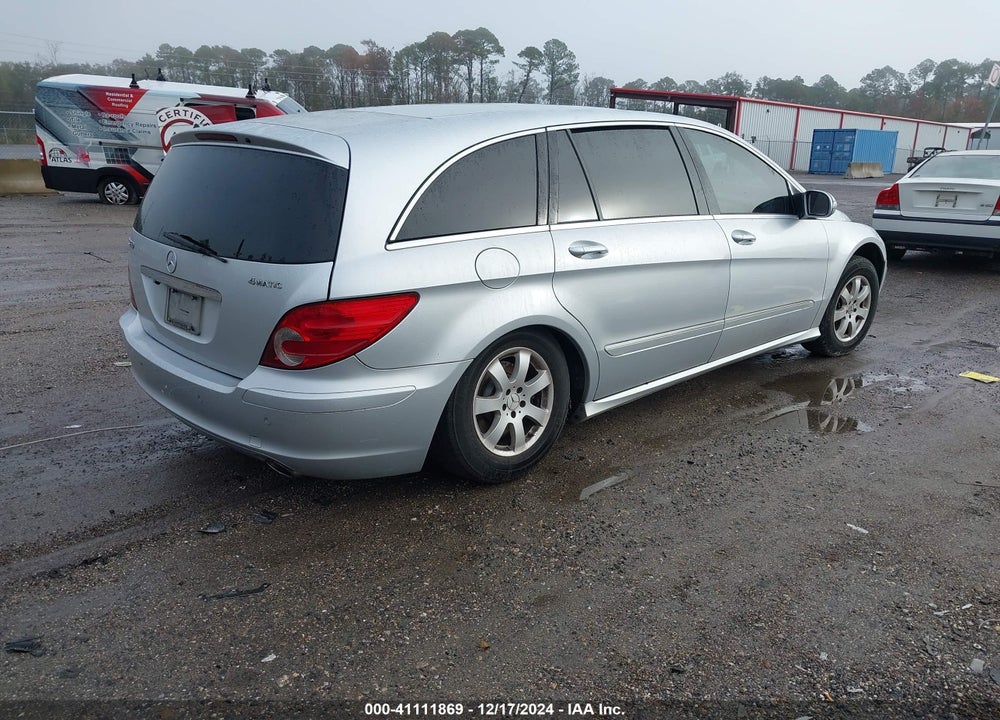 2007 MERCEDES-BENZ R VIN: 4JGCB65E37A050308