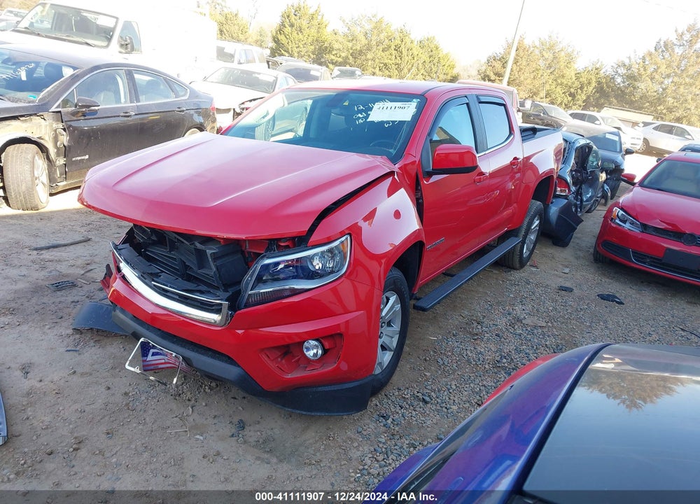 2020 CHEVROLET COLORADO 4WD SHORT BOX LT VIN: 1GCGTCEN6L1199856