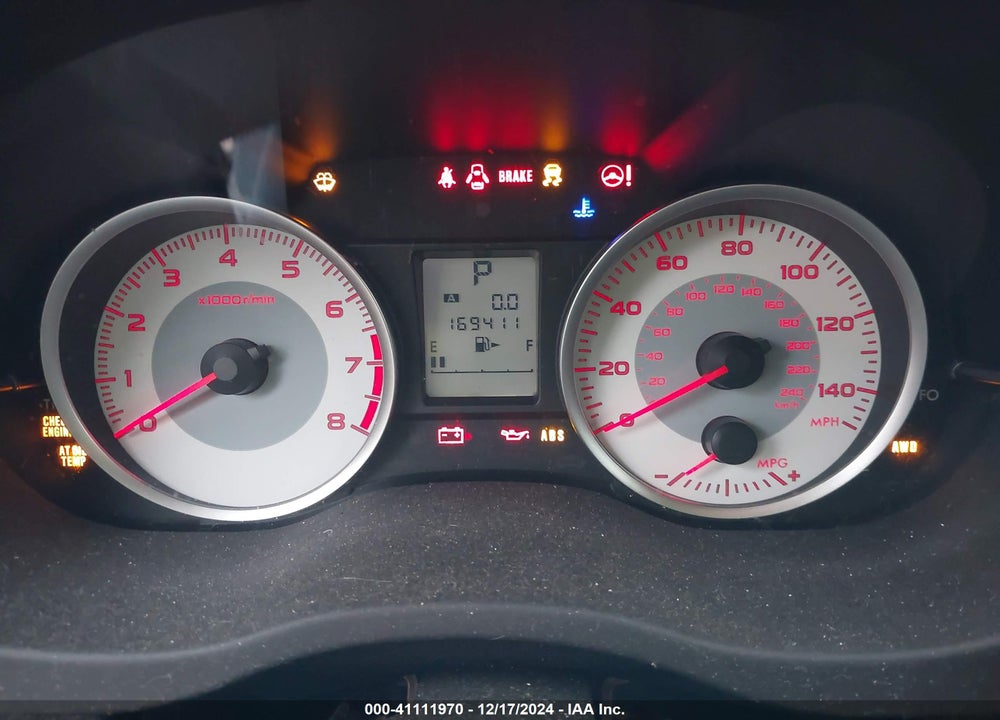 2012 SUBARU IMPREZA VIN: JF1GJAC63CH018876