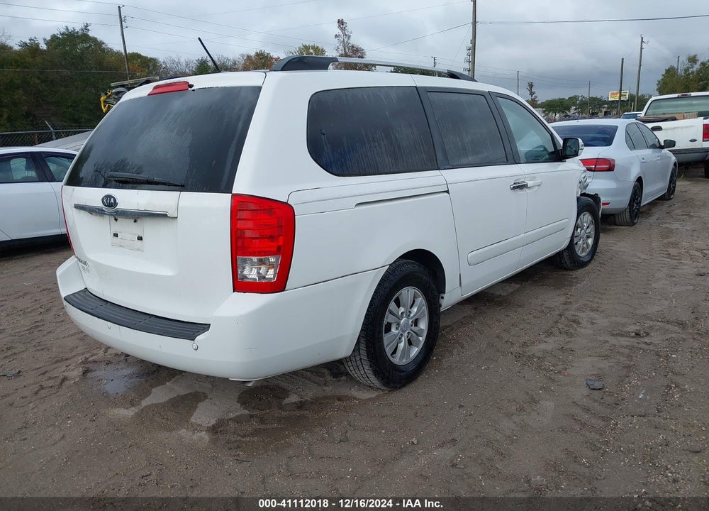 2012 KIA SEDONA LX VIN: KNDMG4C78C6454057