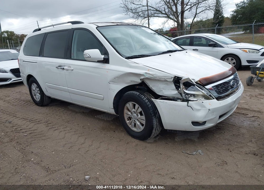 2012 KIA SEDONA LX VIN: KNDMG4C78C6454057