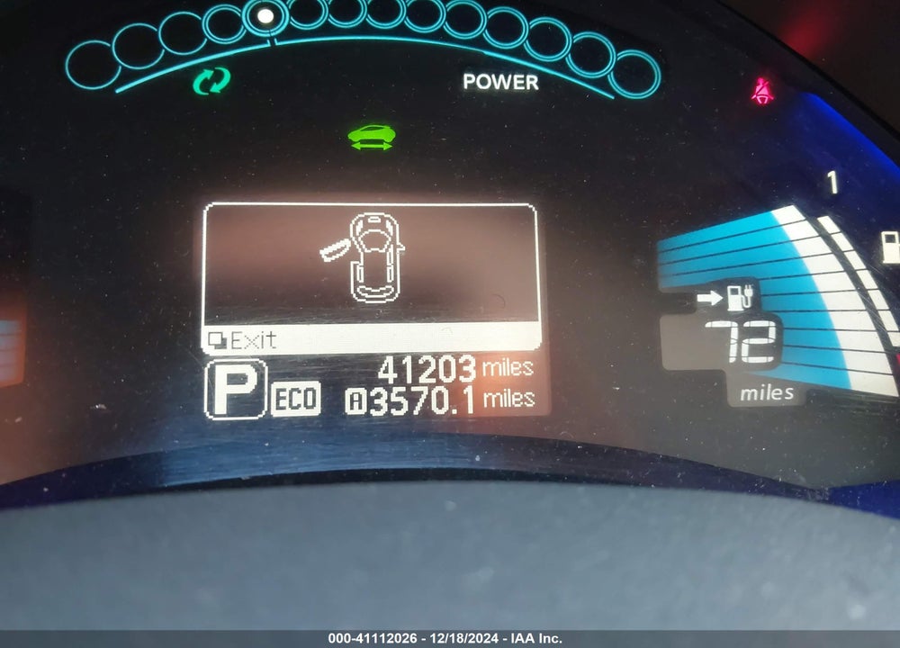 2017 NISSAN LEAF VIN: 1N4BZ0CP6HC311701