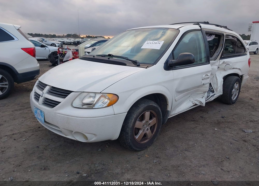 2007 DODGE GRAND CARAVAN SXT VIN: 2D8GP44L27R329919